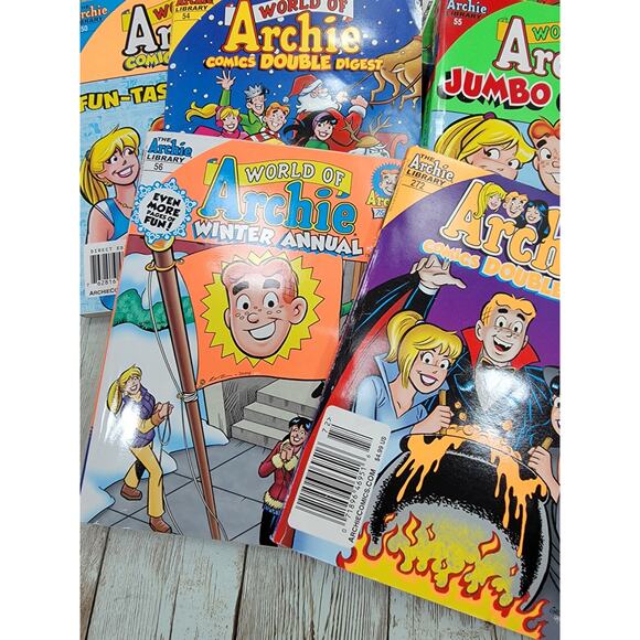 The Archie Library World Of Archie, Double Didest, Jumbo Comics Lot Of 9 Books - Picture 8 of 10